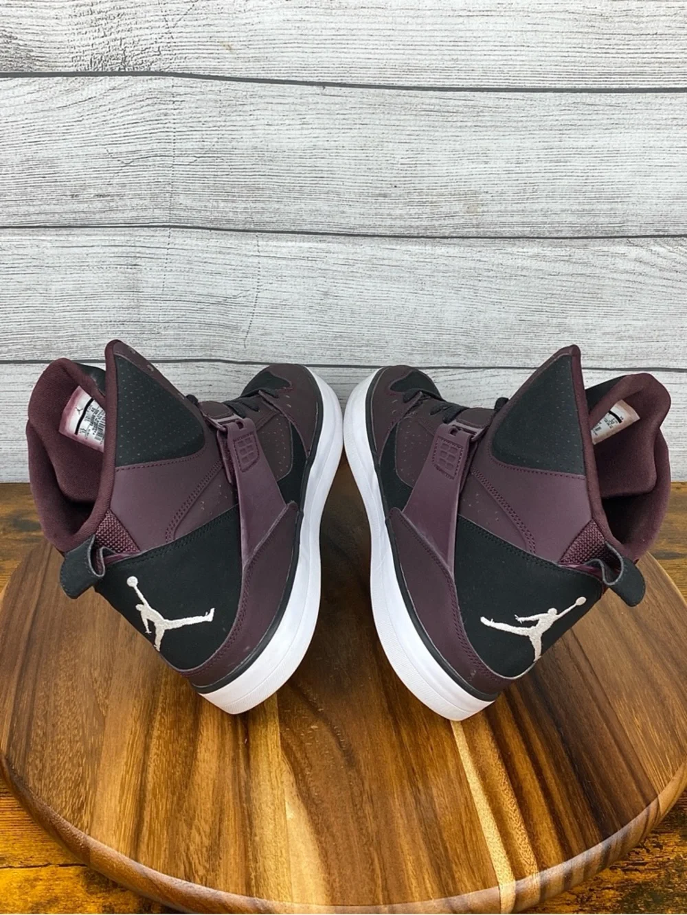 Jordan Flight 45 V Deep Burgundy Black High Top Shoes 683366-609 Men’s Size 12